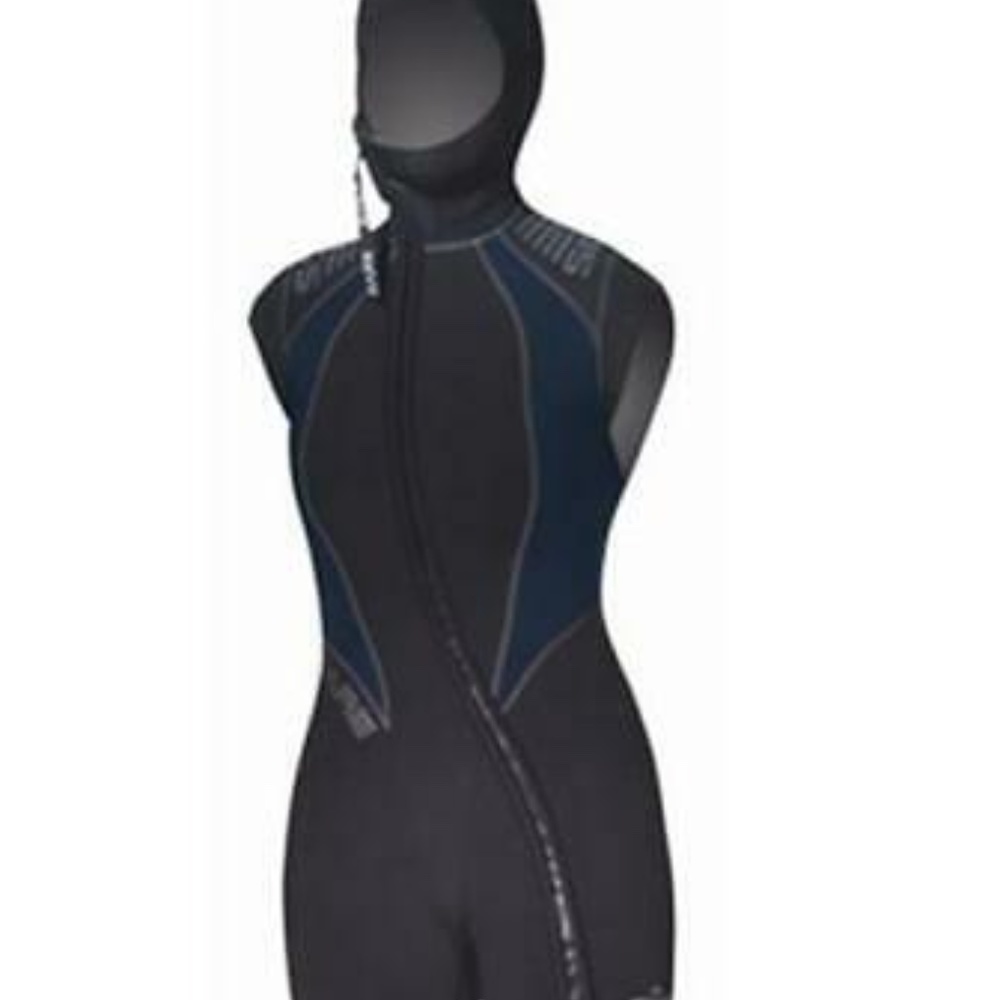 Bare 7mm Arctic Shorty Wetsuit 14+ Black Blue